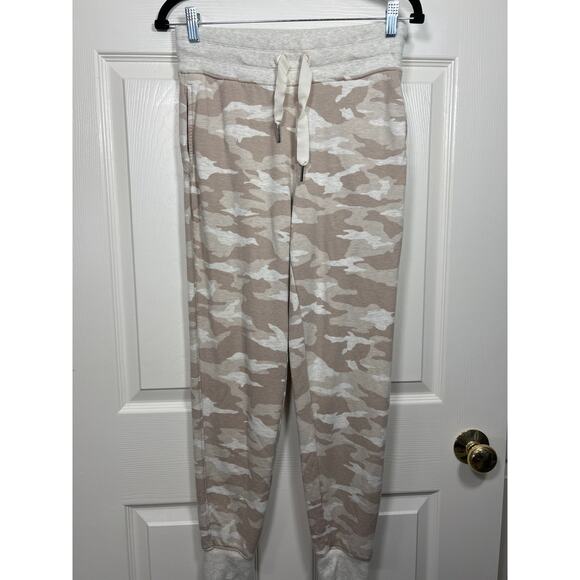 Athleta Balance Jogger Sweatpant Toasted Brown Heather Camo XS Travel Vacation - Picture 2 of 9